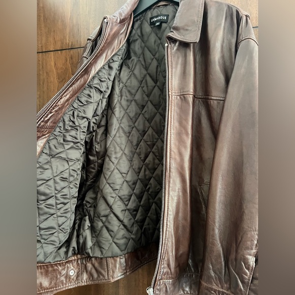 LAMARQUE Women's Rich Brown Leather Jacket - Picture 4 of 7